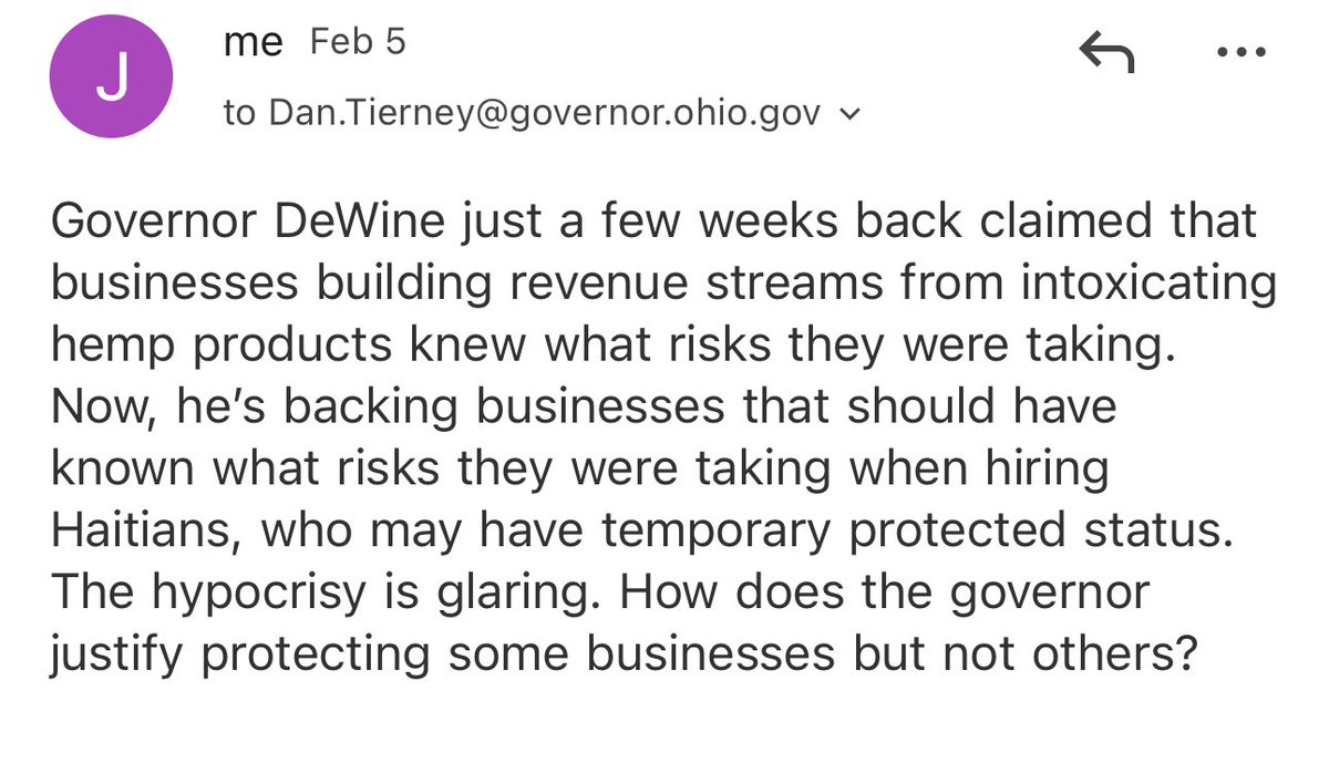 jackwindsor's tweet photo. Dan Tierney, have you asked the governor this question? Does it take three days to formulate an answer? #springfieldohio #Ohio #News @DanTierney @GovMikeDeWine https://t.co/9wzrikt6QQ