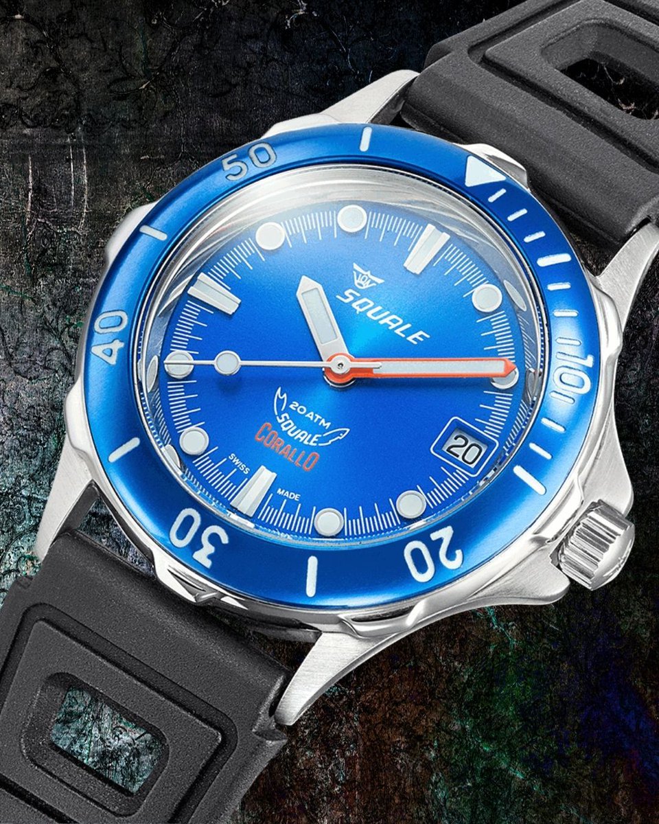 abtsaat's tweet image. Squale Corallo NOS 2008 Blue Limitli Üretim  Modeli💥

Squale, saatçilikte tarihî mirası ve çağdaş performansı kusursuz bir şekilde harmanlayarak Corallo NOS 2008 modelini koleksiyonuna ekliyor. 

#abt #abtsaat #squale