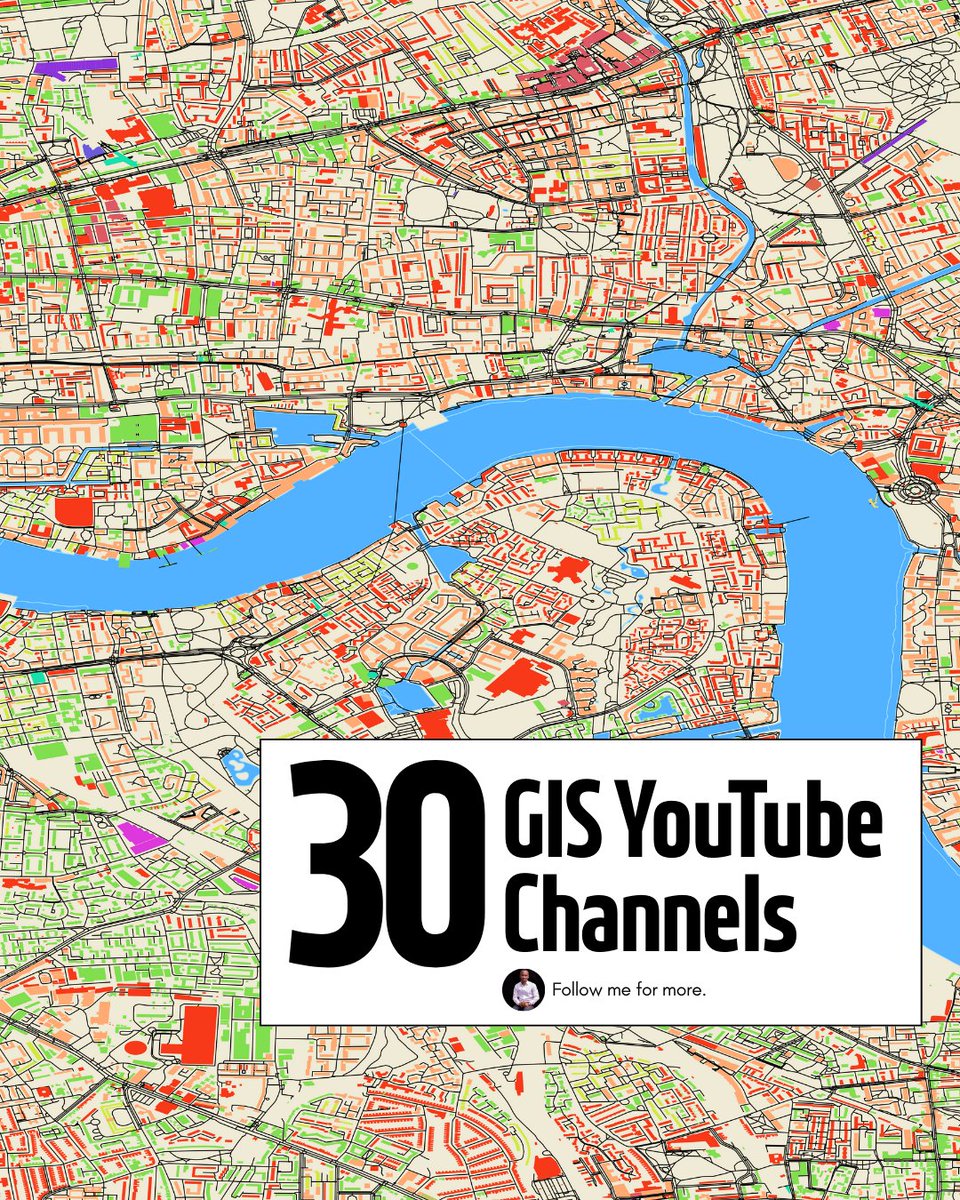 30 GIS YOUTUBE CHANNELS

🪡🧵