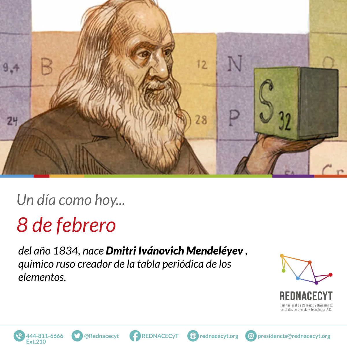 Rednacecyt's tweet photo. Un día como hoy...
#UnDíaComoHoy #InnovaciónConImpacto #CienciaParaTodos https://t.co/10SzmOHR0s