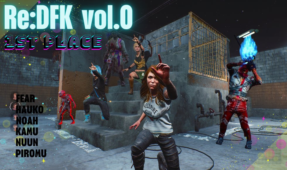 ALLIED_DBD's tweet photo. Re:DFK vol.0

ALLIED 
1ST PLACE!!!

Fear
@Fear__of
Hauk0
@Hauk0_
 Noah
@Noah_ca1
nuun
@nuuuun163
Kamu
@Kamu_dbd
Piromu
@PIRoMGG https://t.co/47zlU7d1ob