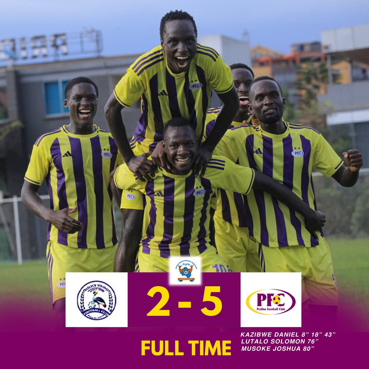 ProlineFC's tweet photo. Perfect ending to Round One
 5 goals, 3 points 🔥
#WeAreProlineFc
#OneBlood https://t.co/fAfE6bRBp3