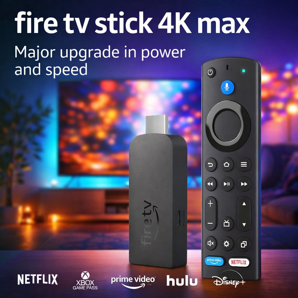 Hometechsupply's tweet photo. Big power. Small stick.🔥
Meet the Amazon Fire TV Stick 4K Max📺
⚡️Faster streaming 🤖AI-powered search
🛜Wi-Fi 6E support 📺Free &amp; live TV — no cable
Stream smarter. Watch more.
📌https://t.co/Qd5KUZcsQU

#FireTV4KMax #StreamingMadeEasy #CordCutting #SmartHome #FireTV  #Amazon https://t.co/nXZ4tDpE9J