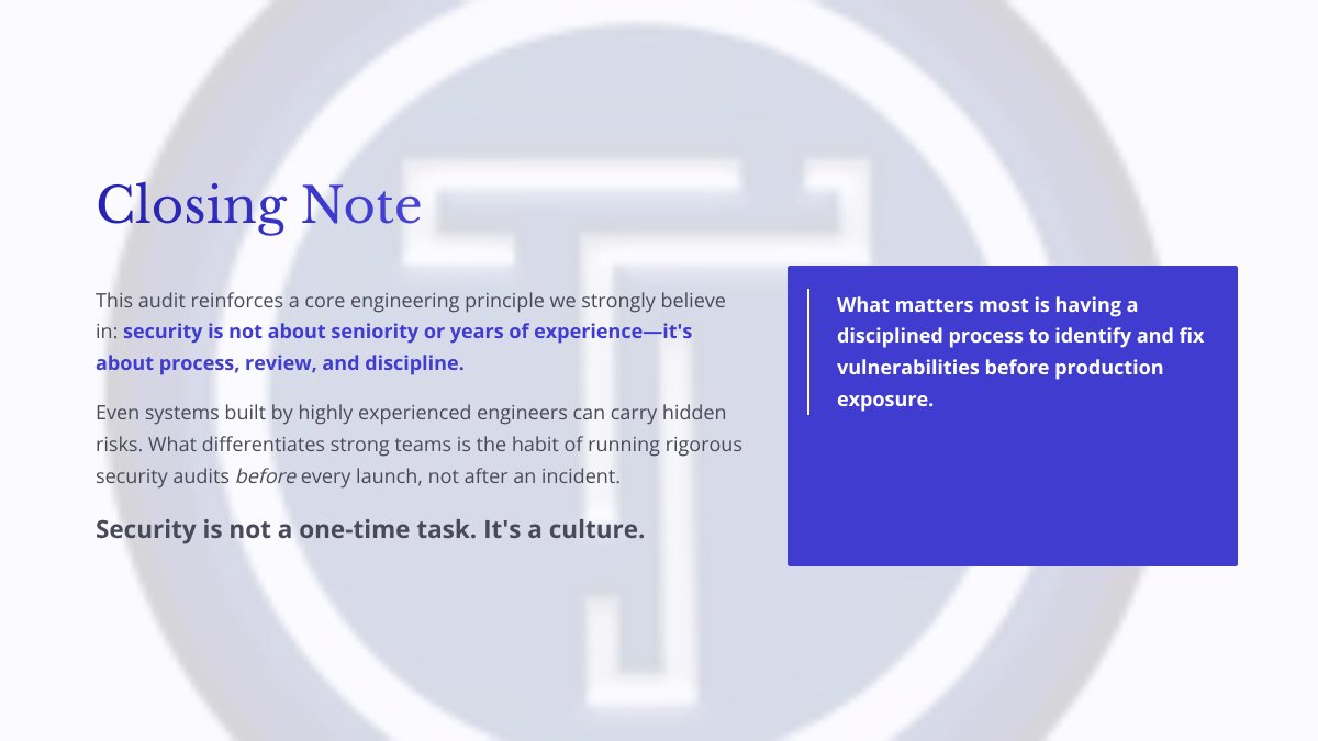 withsilasogar's tweet photo. It's not enough to vibe code; audits are necessary and essential. https://t.co/o2Ch8htfg1