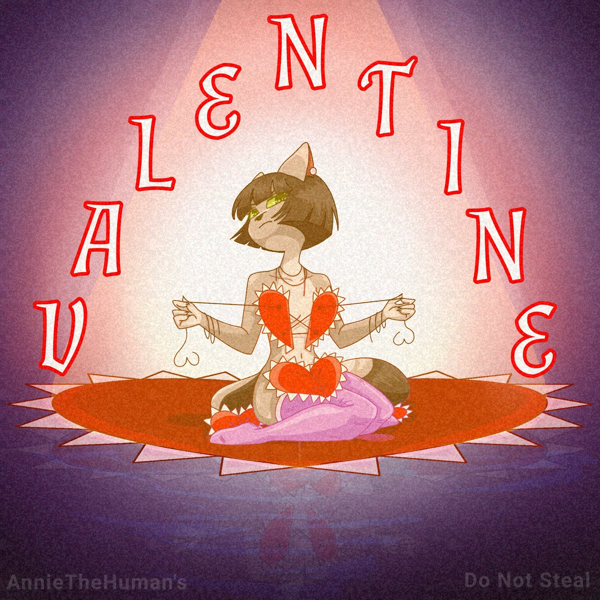 Valentine (Jessica May) 

#ValentinesDay #Valentine #happyvalentinesday #lackadaisy #lackadaisyOC #OC #originalcharacter #originalcharacterart #ocart #cats #digitalart #ibisPaintX