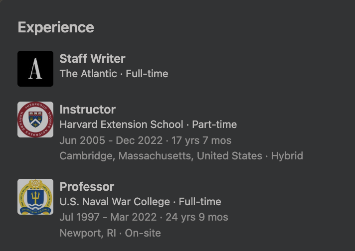 <a href="/RadioFreeTom/">Tom Nichols</a> Hello Mr. Nichols, 

Your takes have been predictably idiotic for years. Up until today, I had dismissed you as just another forgettable Atlantic opinion hack... alongside with Anne Applebaum, architect of Biden's "Soul of the Nation" speech that branded half the country as