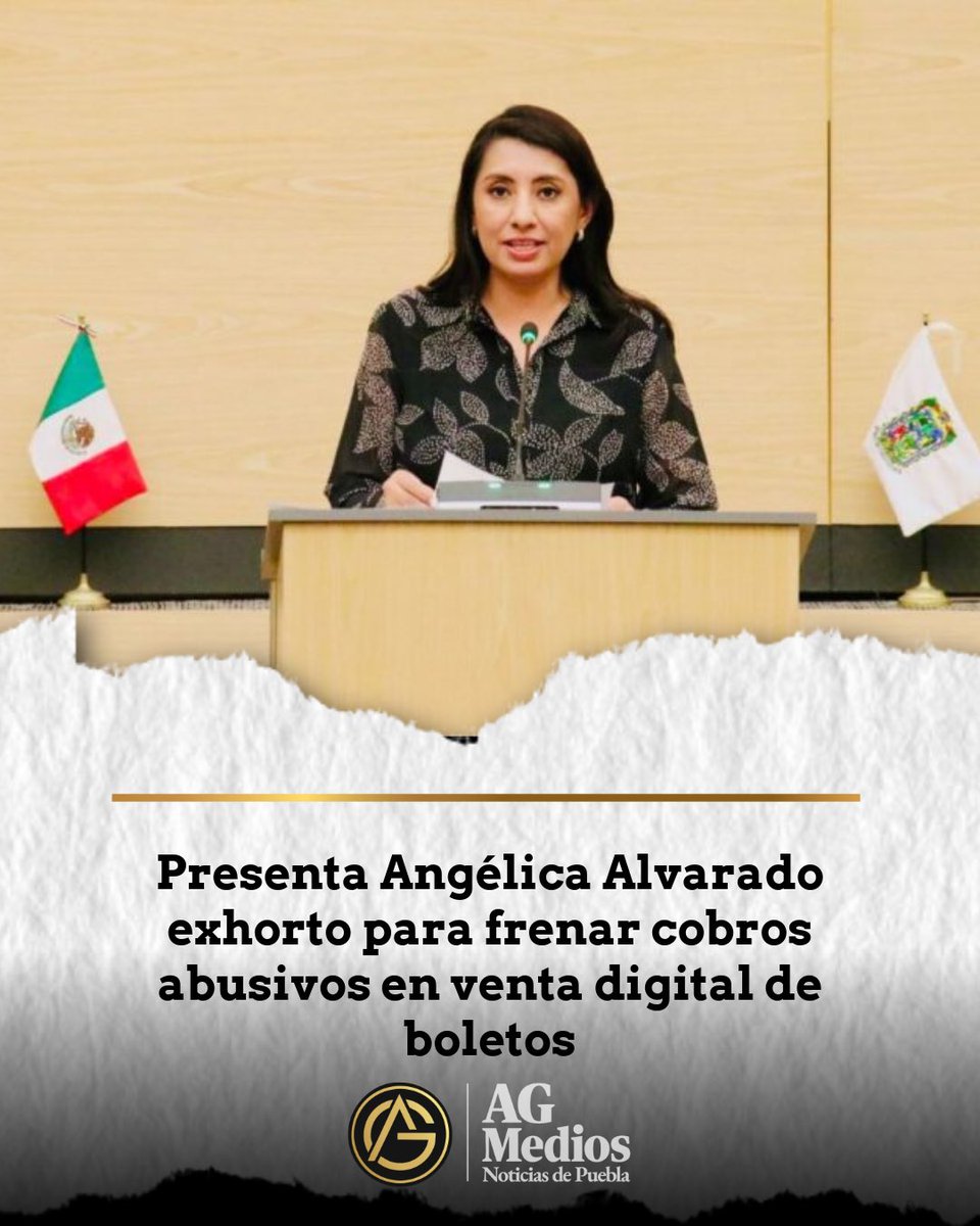 AG_Medios's tweet image. 🎟️⚖️ Van contra cobros abusivos en boletos digitales

La diputada Angélica Alvarado presentó un exhorto para frenar cargos excesivos en la venta de boletos en línea.

🔗 Consulta aquí: agmedios.com.mx/presenta-angel…
#Puebla #Consumidores #BoletosDigitales @CongresoPue
