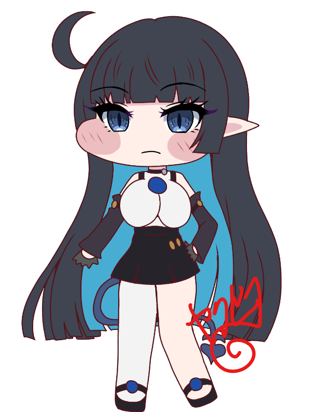 もちもちほっぺなオリキャラ 