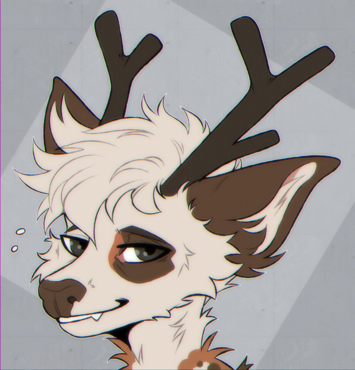 headshot for <a href="/kopekiy/">parks ᨒ↟ 🔜 FWA</a> 
#furry #anthro #art #anthroart #kibletart