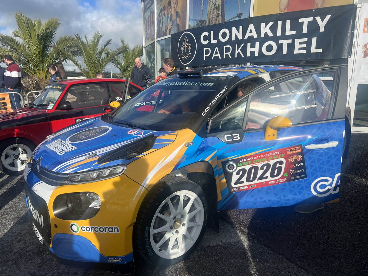 germccarthy74's tweet image. 🏁Successful launch of the 2026 @westcorkrally @ClonakiltyBP at @ClonakiltyPark 

#rally #motors #westcork #westcorkrally