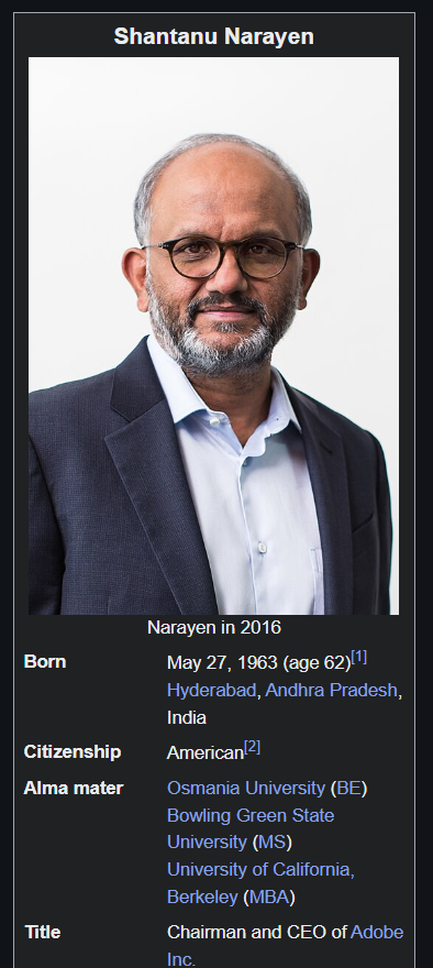Mr. Arvind Krishna is from West Godavari, Andhra Pradesh

Mr. Shantanu Narayen is from Hyderabad

Both are from Telugu Families, they have nothing to do with Tamil Nadu. Please check the details properly before posting.