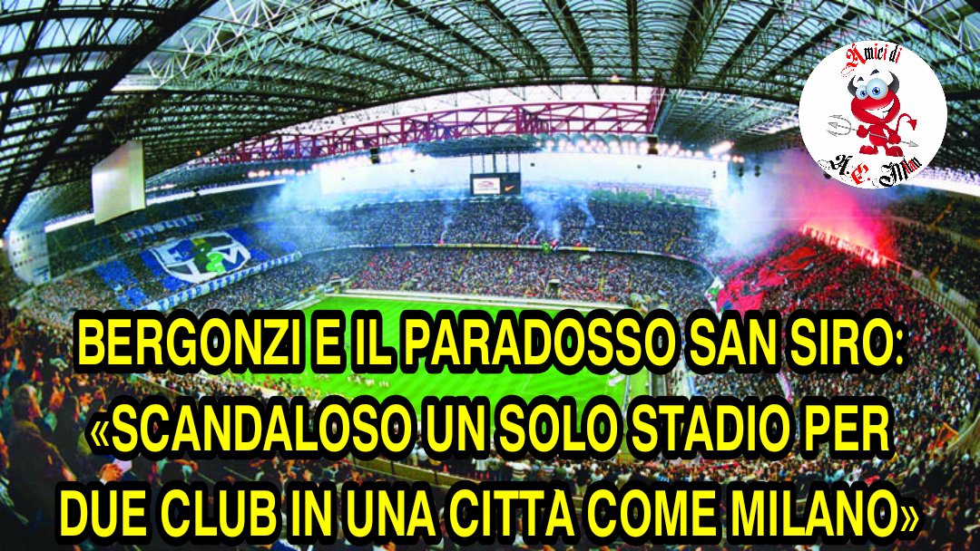 AmiciMilan's tweet image. Dopo l'apertura di Milano-Cortina 2026, Pier Bergonzi è netto sul futuro del Meazza:
​«È giusto (e troppo tardi) per un nuovo stadio, è anche scandaloso che Milano con due squadre così ne abbia solo uno». 🏟️⚠️
​Situazione definita "insostenibile".
​#SanSiro #Milano #Bergonzi