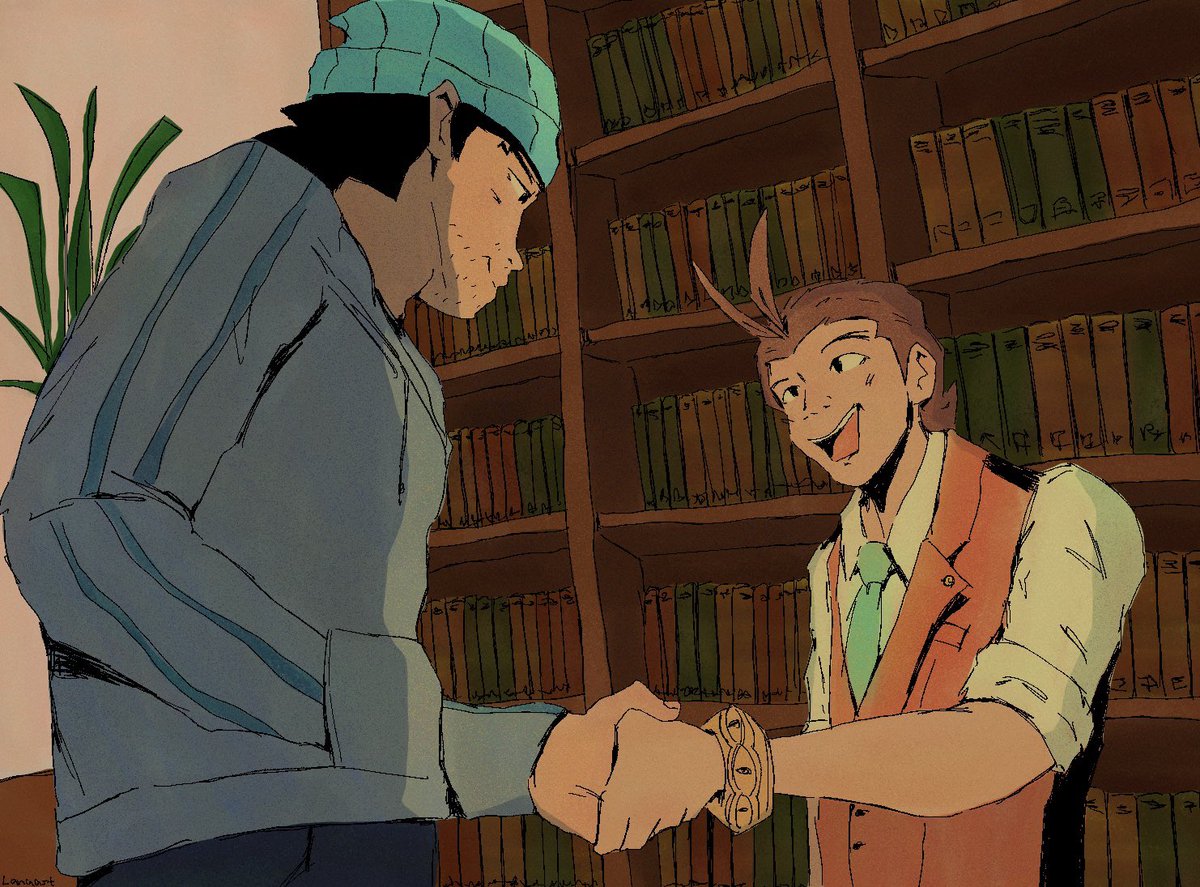 “His name is…I forget. Something weird.

I noticed him when I went to visit a friend’s law offices.”

#AceAttorney