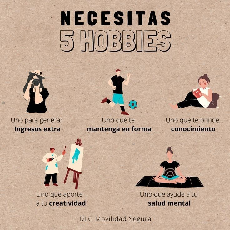feydisciplina's tweet photo. Necesitas 5 hobbies. https://t.co/MlwNMaBjmJ