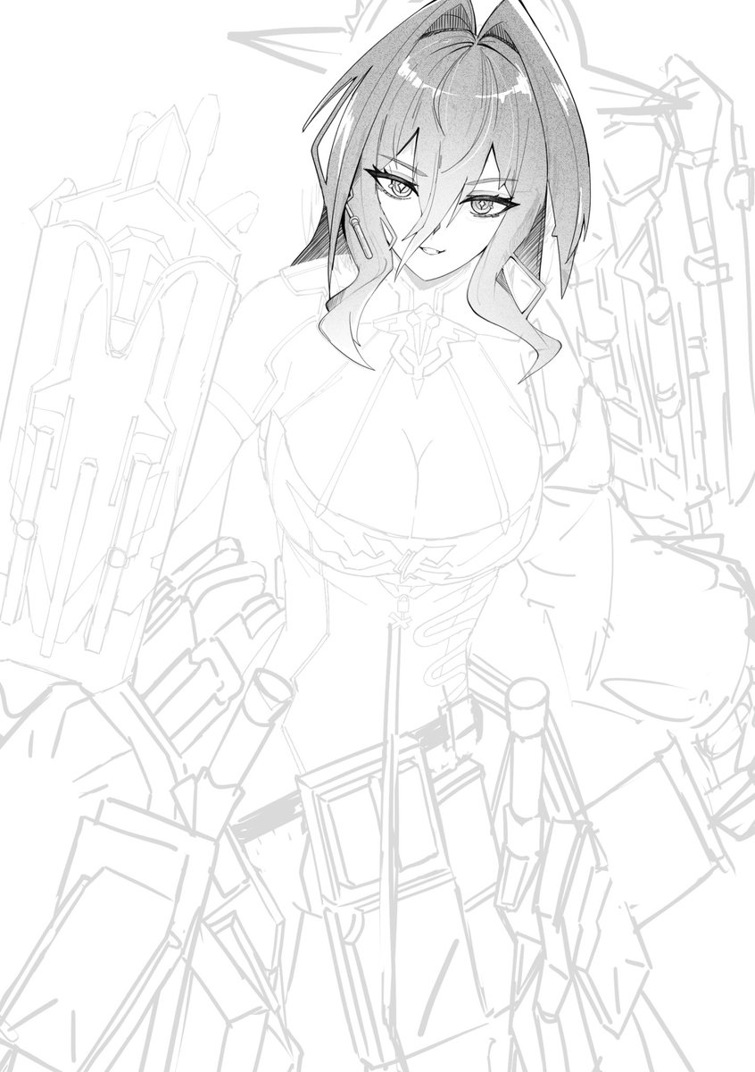 okoppe2828's tweet photo. wip、あんまし進まんかったな
#エンドフィールド　#エンバー https://t.co/DjMXdMtnkE