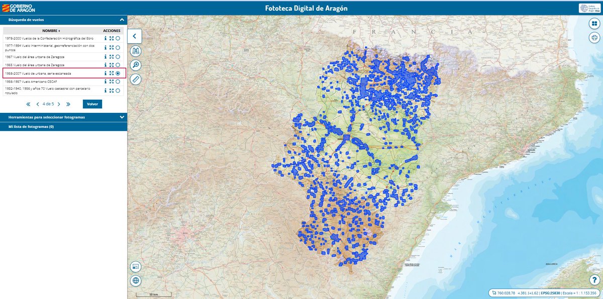 IGEAR_Aragon's tweet photo. 📢Incorporamos en la fototeca digital del #IGEAR los siguientes vuelos:
🎞️Vuelo de urbana, serie escaneada (1958–2007)
🎞️Vuelo de urbana, series recientes (2005–2025)
👉 En total, 1⃣4⃣3⃣5⃣7⃣ #fotogramas disponibles en 🔗https://t.co/MiIaOuWOH5

 #FototecasFederadas #FotografíasAéreas 
@IGNSpain @IDEESpain @Geografia_UZ @AGE_Oficial @nosolosig @MappingGIS