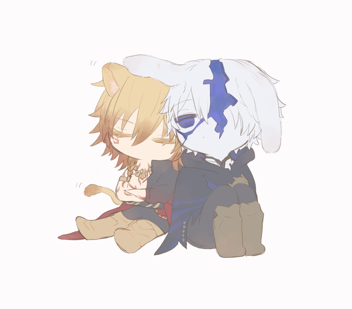 🦁🍷×🐰🌙（モスファイ）