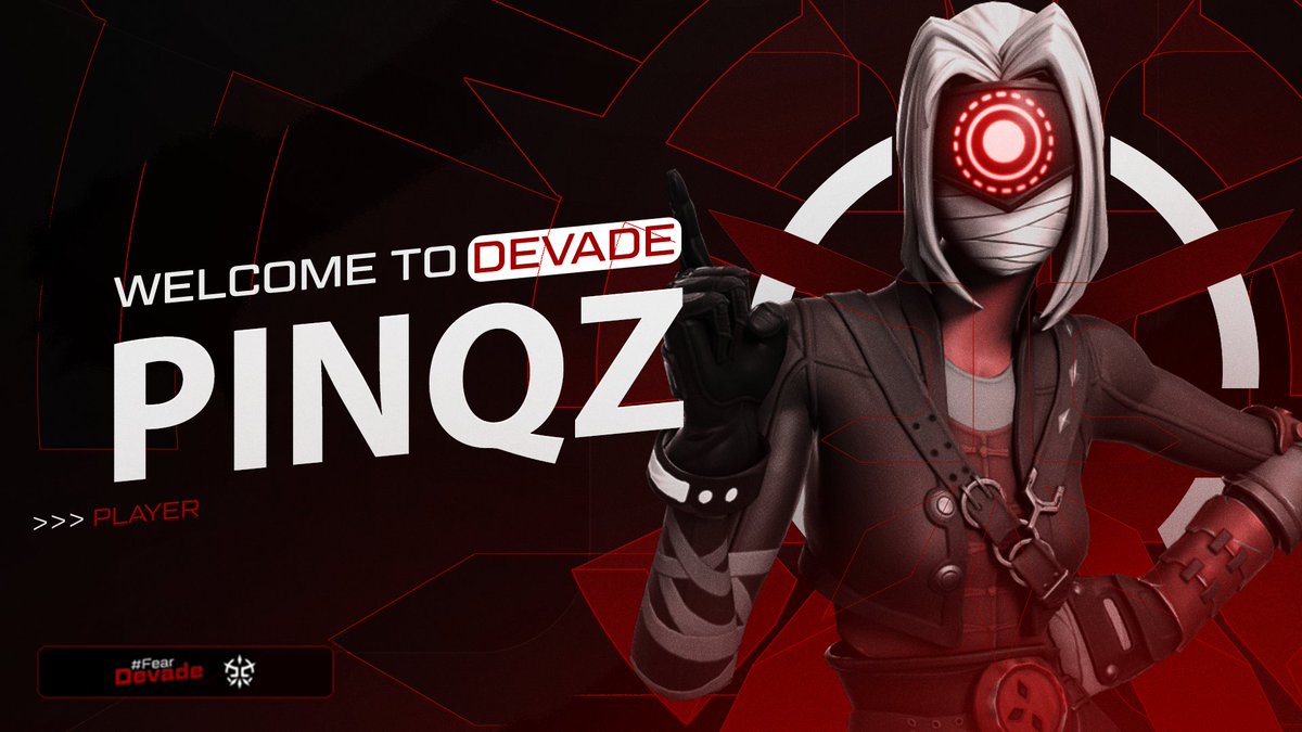 DevadeGM's tweet photo. Welcome to Devade Gaming:  

🇩🇪 | @pinqz10 

#FearDevade https://t.co/PUCwjPg0he