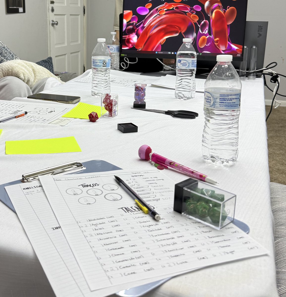 queria compartilhar com vocês que 7 de fevereiro de 2026 teve a primeira sessão presencial de Elementaris e o Início da primeira campanha mestrada pelo Vitor

isso não seria possível sem a existência dessa base no tt e oque ela proporcionou por muitos anos! ❤️