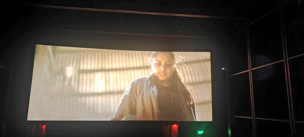 Great to see crowds turning up for a women-centric powerhouse! Protagonist Shivani Shivaji Roy packs more punch in her lowest moments than Rohit Shetty's entire Cop Universe (Singhams, Simbaas) no flying cars needed, just cool shades, guns, and raw engagement that hooks you till
