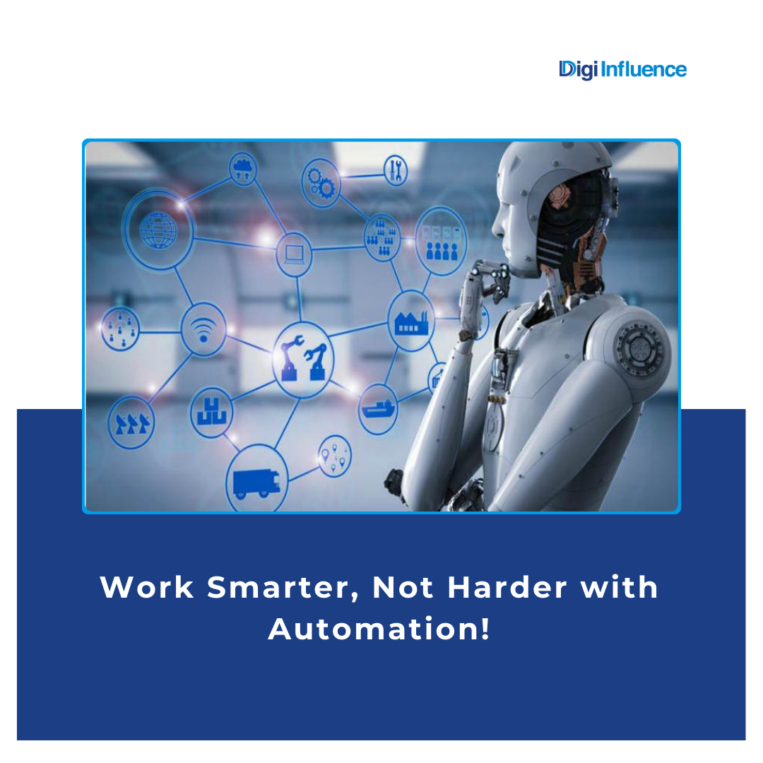 DigiInfluence1's tweet photo. Why spend hours on repetitive tasks when automation can do the heavy lifting? From emails 📧 to workflows 🔄, let automation handle the grunt work so you can focus on growing your business https://t.co/MpWE0VoP8d