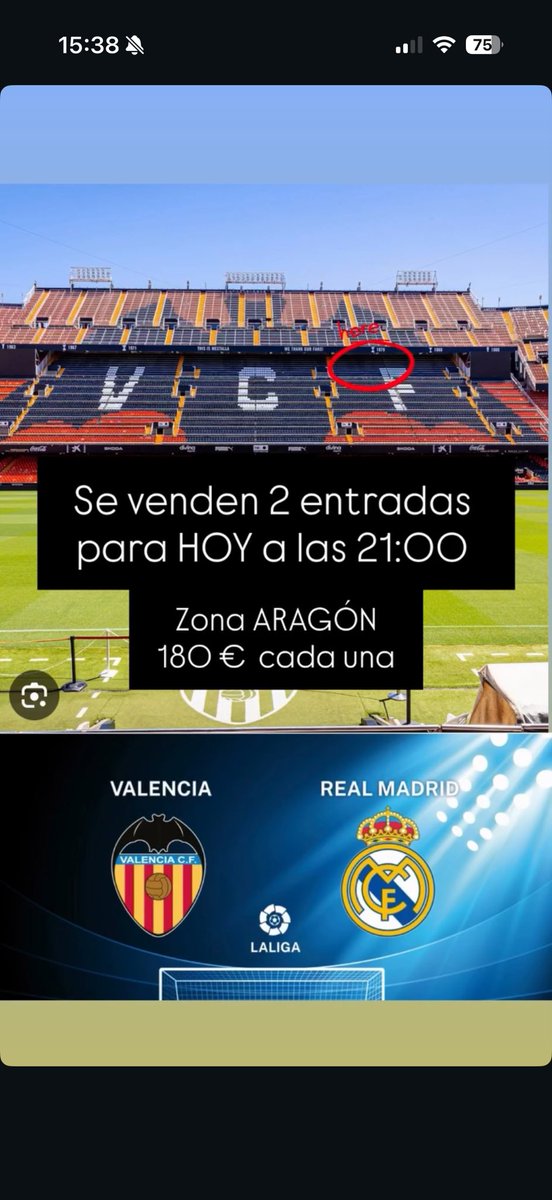 david_solei's tweet photo. #valenciarealmadrid #hoy #laliga https://t.co/iX0zTmqdsz