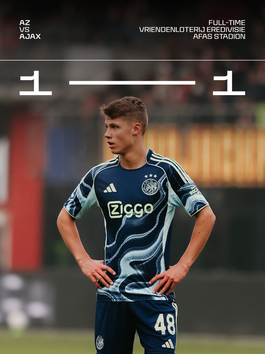 AFCAjax's tweet image. Draw in Alkmaar.

#azaja