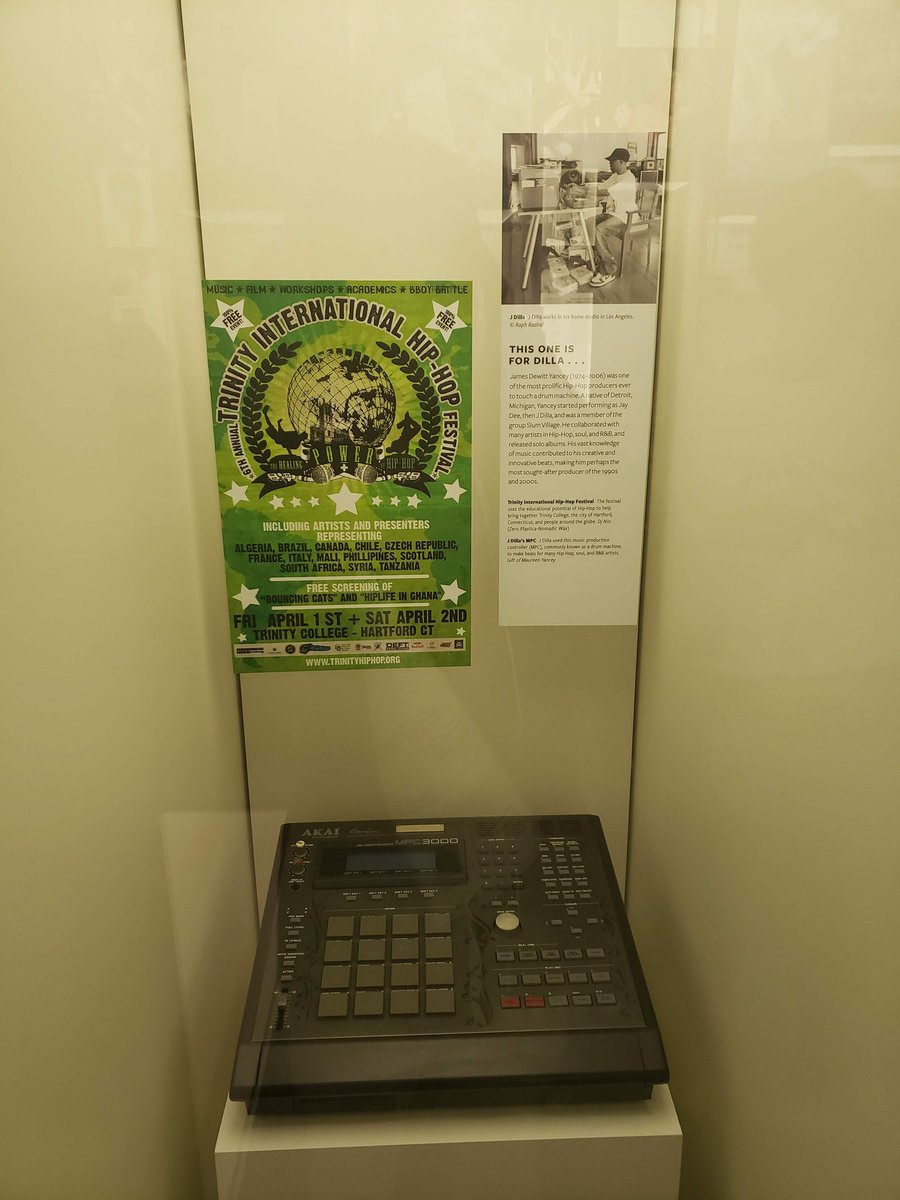 HEVnamedMeGRAP's tweet photo. The Moog and The MPC...from THE Museum! #Dilla #AAMHC #DC  #TheD #WhutUpDoe https://t.co/jhkV5m542J