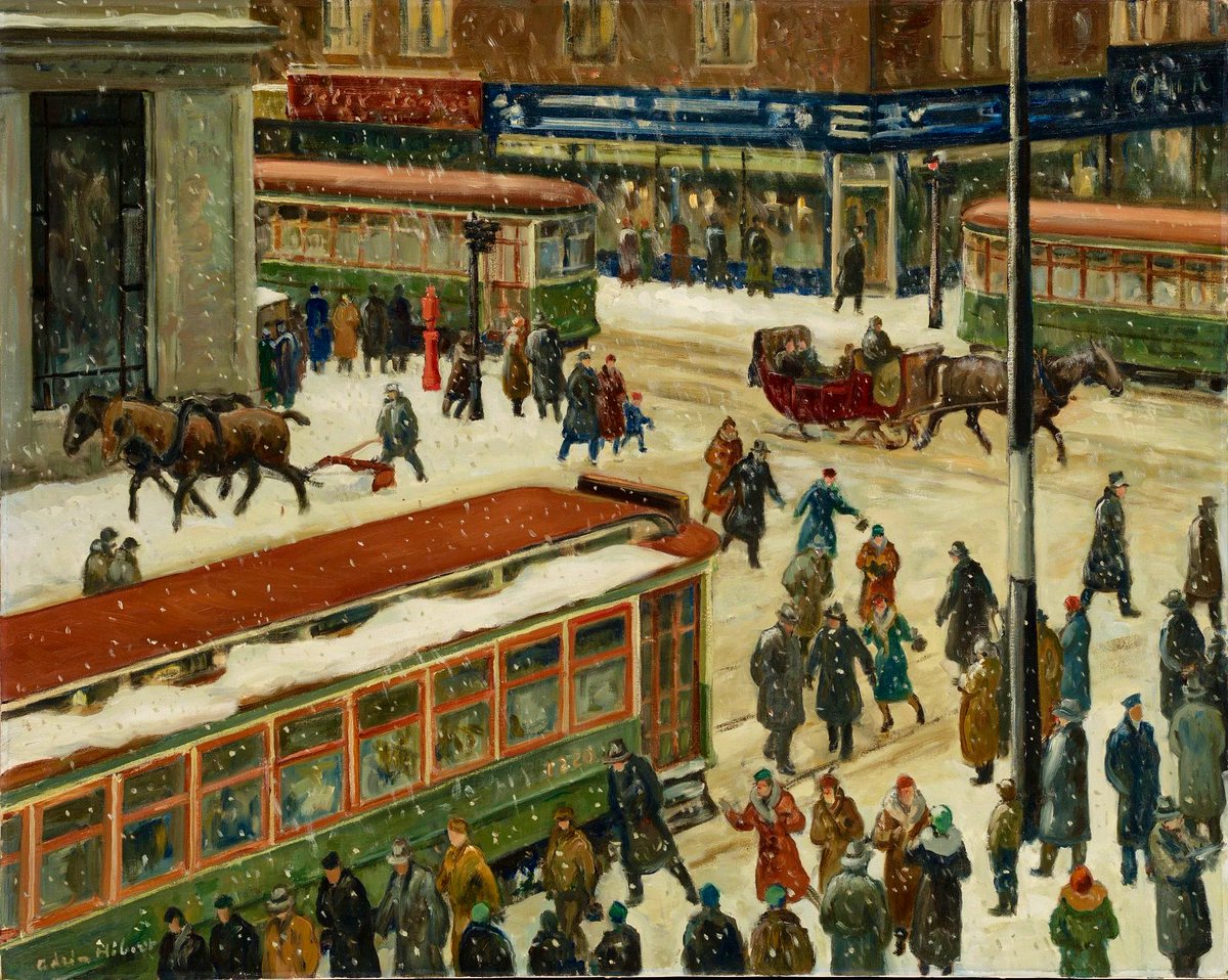 Au centre-ville
Adrien Hébert
Montréal
Vers 1930