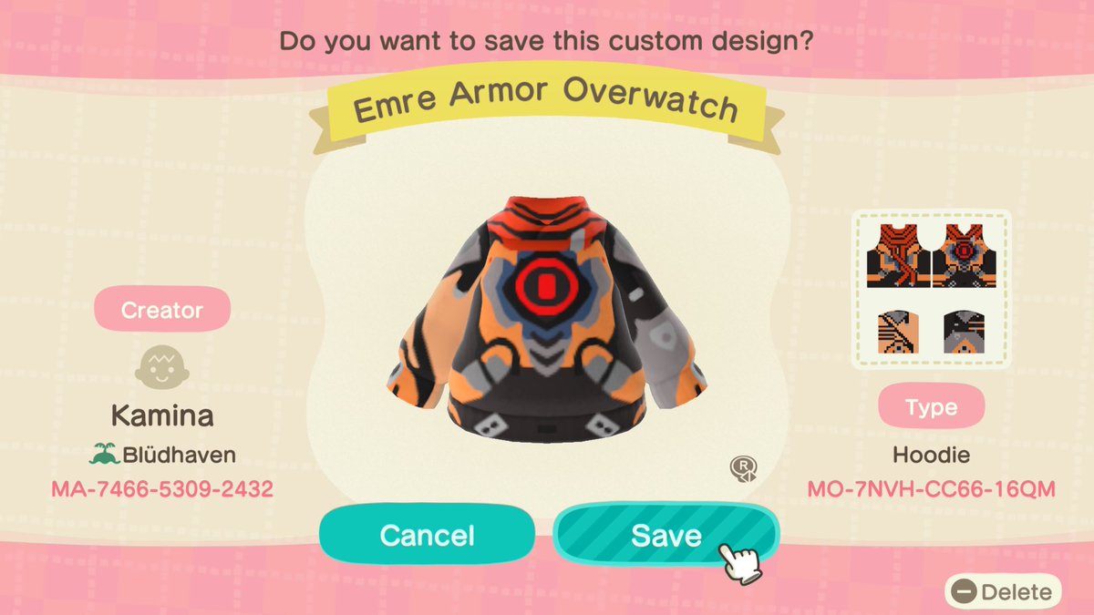 Got some recording sessions to do today, but before I hop off, I wanted to leave my own little Emre creation. I dropped this on R/EmreMains, but never shared it here. 

Hope to explore <a href="/Ruby_Rust/">Chiara Preziosi</a>’s island one day sporting the Emre armor!🫡

Enjoy fellow Islanders!