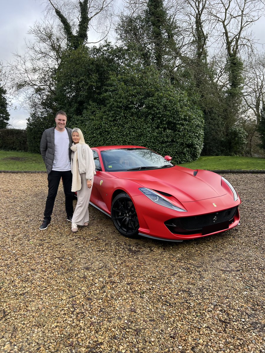 motion8cars's tweet photo. Sunday handover for this stunning Ferrari 812 Superfast, now on its way to its new home. Huge thanks to our customer for the trust and business – enjoy that V12. ❤️
#Motion8Cars #Ferrari812Superfast #Supercars #Ferrari #Sunday https://t.co/eGsZY216HV