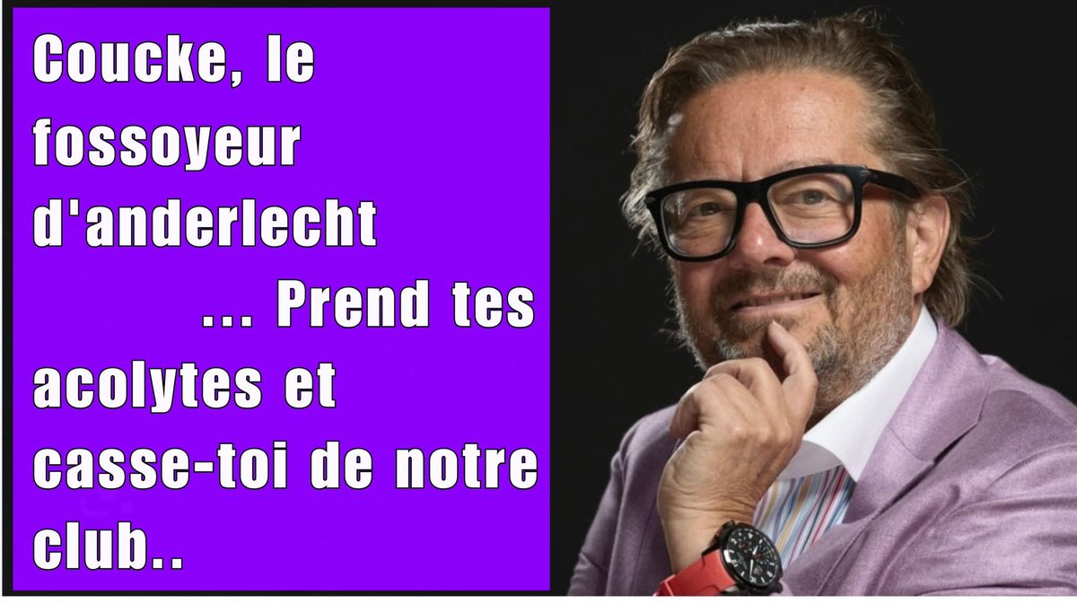 #RSCA 

<a href="/rscanderlecht/">RSC Anderlecht</a> 
<a href="/mikeverschueren/">Verschueren Michael</a> 
<a href="/CouckeMarc/">Marc Coucke</a>