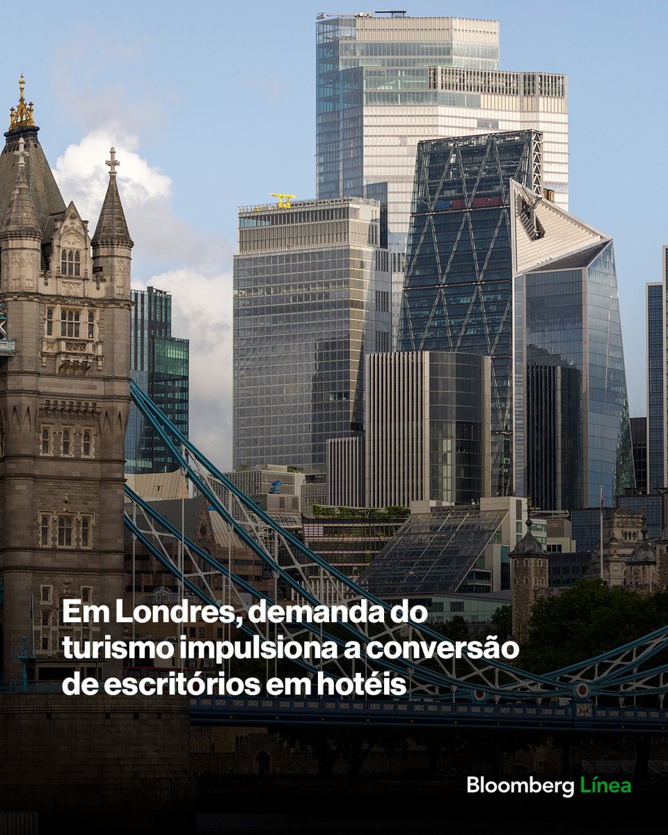 BloombergLineaB's tweet image. Em Londres, demanda do turismo impulsiona a conversão de escritórios em hotéis. Saiba mais: bit.ly/4kllUM3

#hotel #escritório #Londres