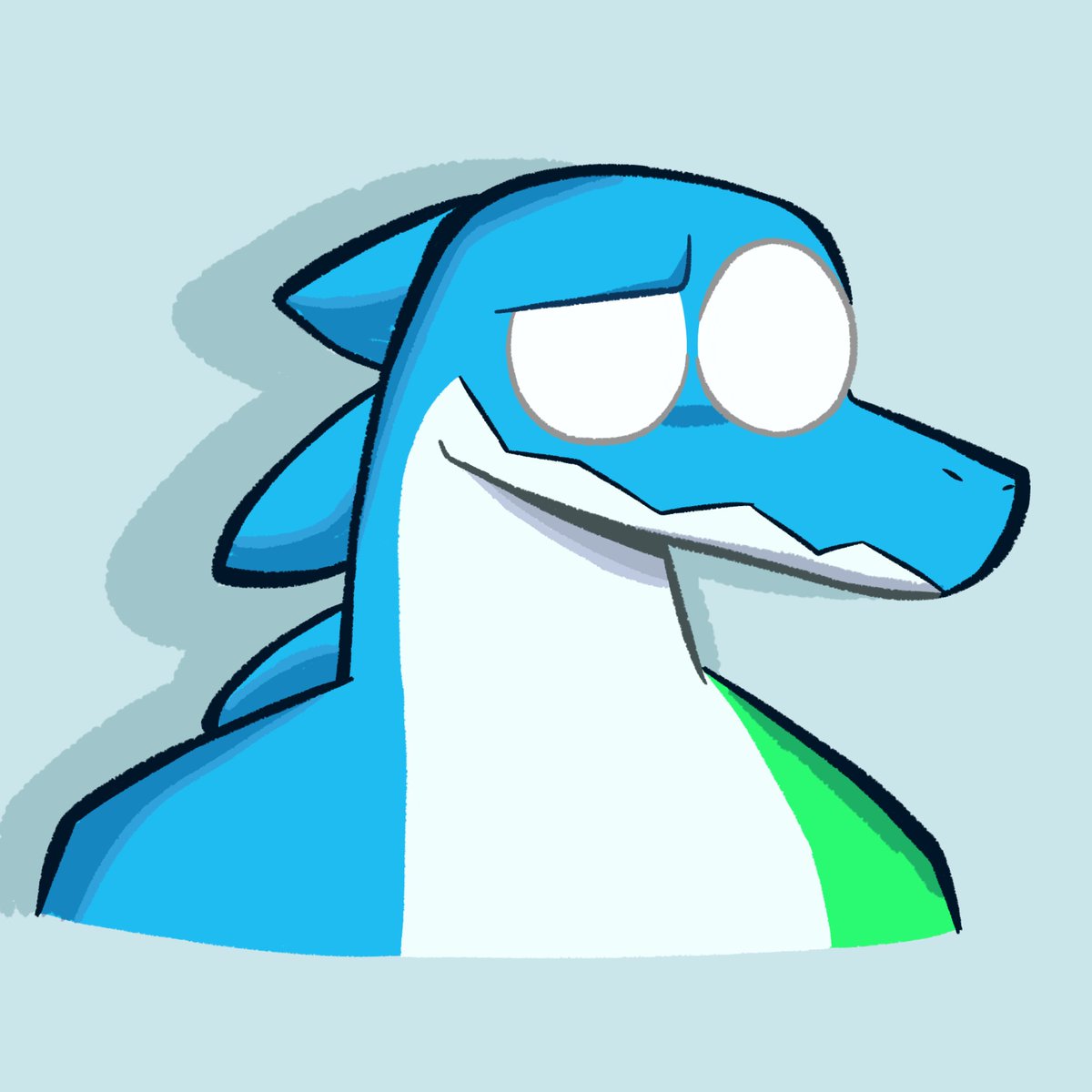 Un dibujito para este caimancito de gomita <a href="/UlricLeyenda/">UlricLeyenda</a> 
#lizard #furry