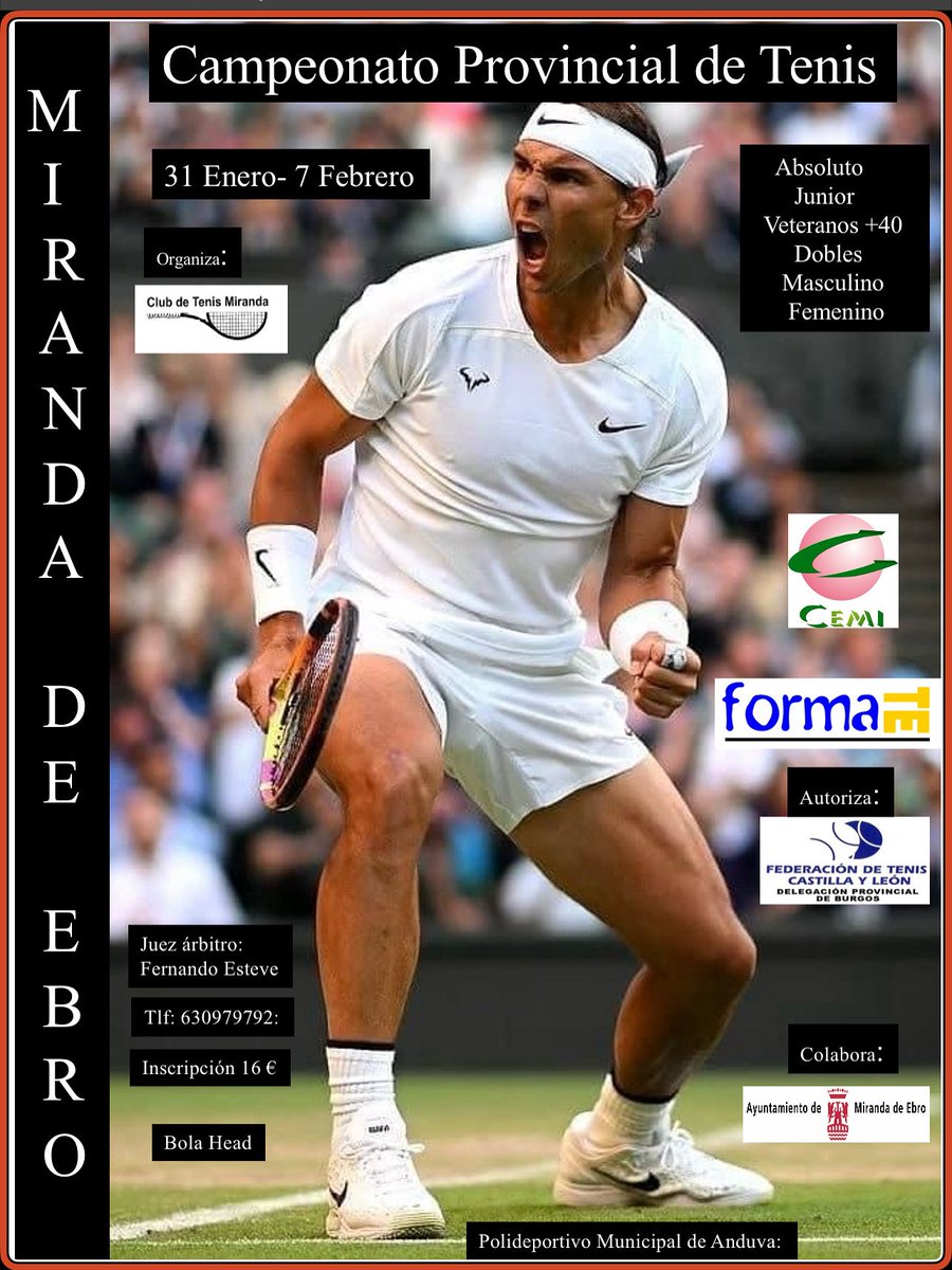 Club deTenis Miranda tweet media