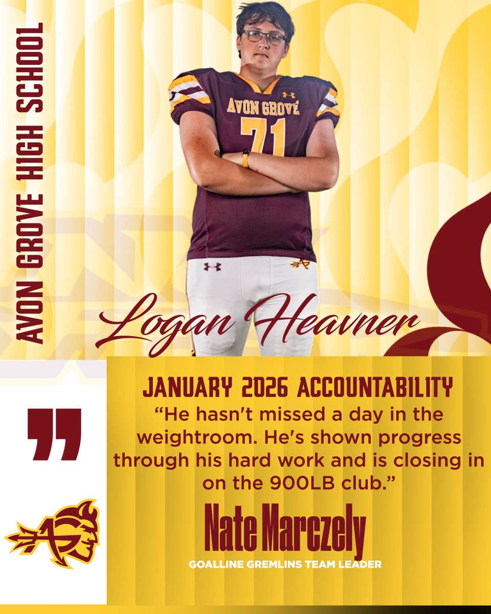 Avon Grove Football tweet media