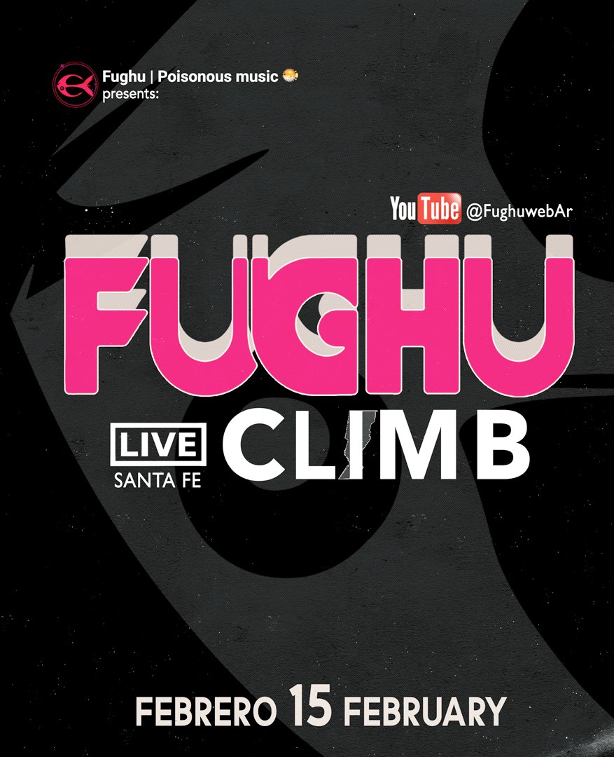 Fughuweb's tweet photo. 15 Feb - C L I M B
New Live Video
#Fughu 🐡
#Fughu 🐡
https://t.co/QjxGaV8cFS
#fughu #progrock #rockprogresivo
#argentinaindie #bandasargentinas
#livemusic #liveconcert #onstage
#independentmusic #newmusic
#progcommunity #discovermusic #SundayMotivation https://t.co/peJK9EqATu