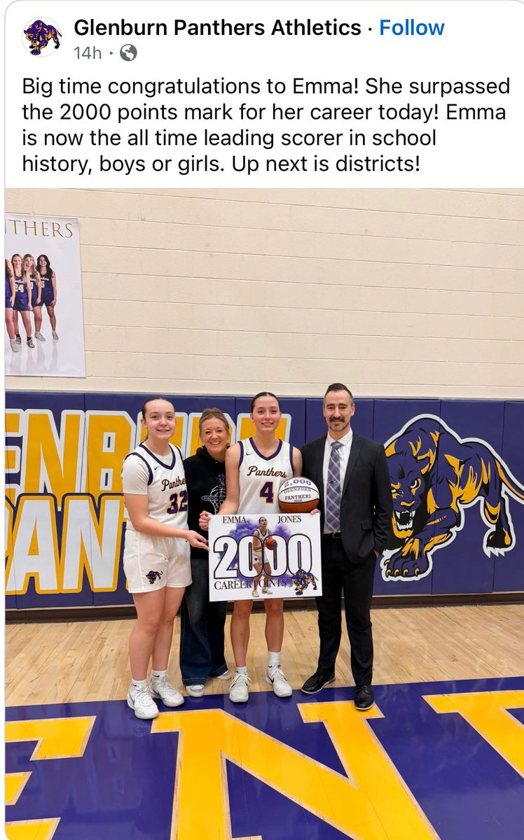 🏀Glenburn Panthers Girls Basketball🏀 tweet media
