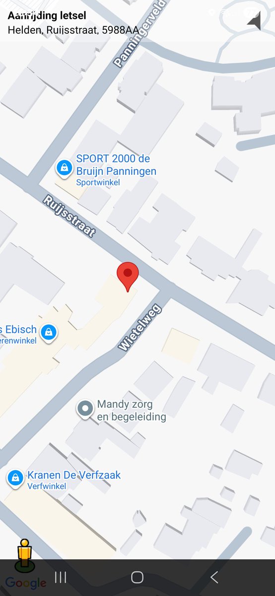 Aanrijding letsel in Helden