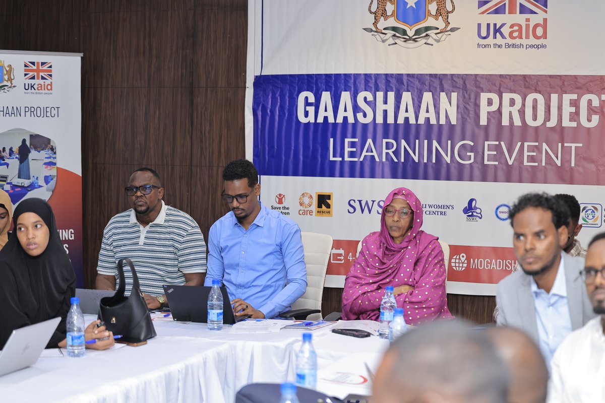 SaveChildrenSO's tweet photo. The 🛡️#GAASHAAN Programme convened a two-day cross-consortium learning event in Mogadishu, bringing together government, consortium partners &amp; protection actors to strengthen GBV and child protection programming across South Central Somalia.

@UKinSomalia @FCDOGovUK https://t.co/w3k6jH5KfC