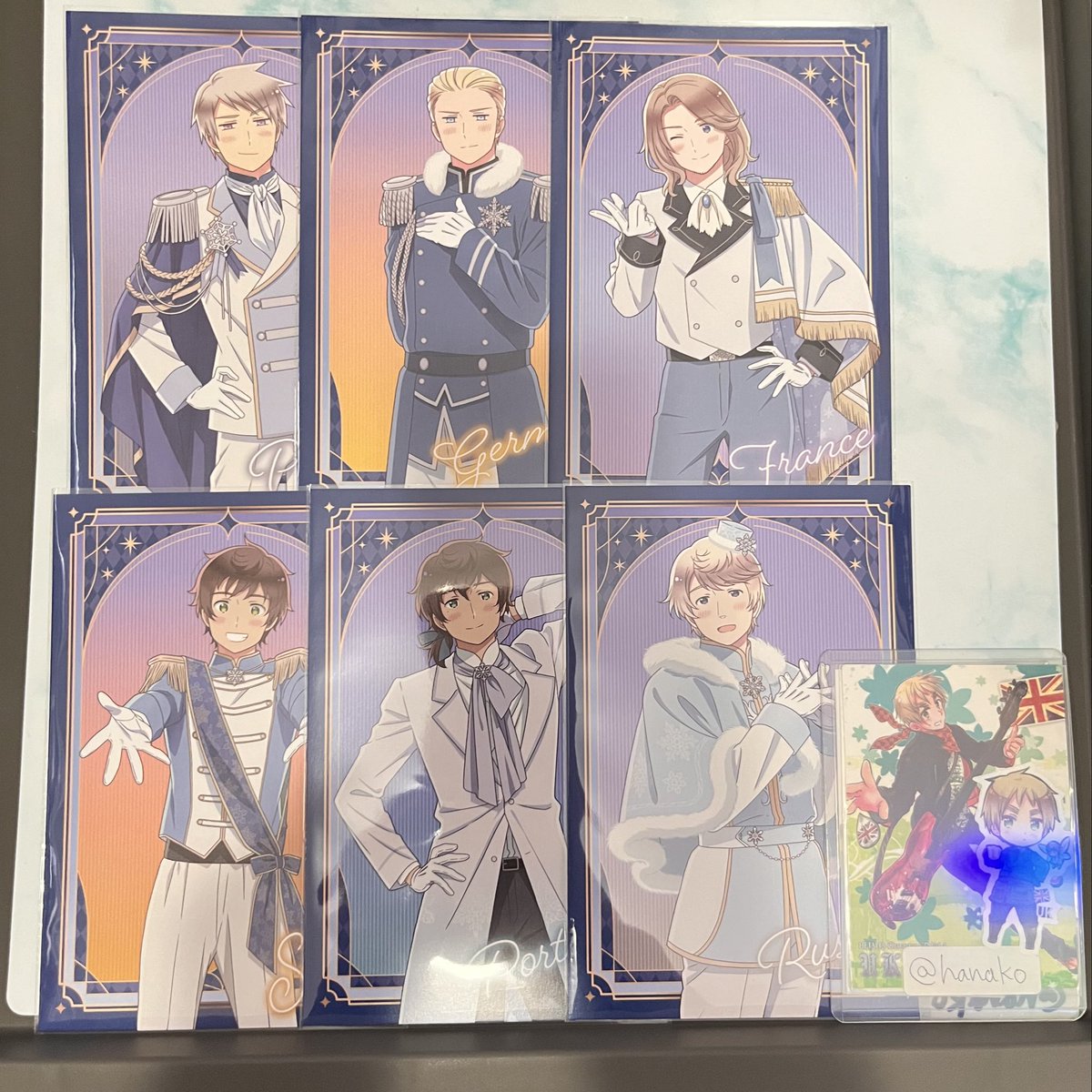 交換 ヘタリア アモカフェ AMO CAFE SNOW PRINCE ランチョンマット