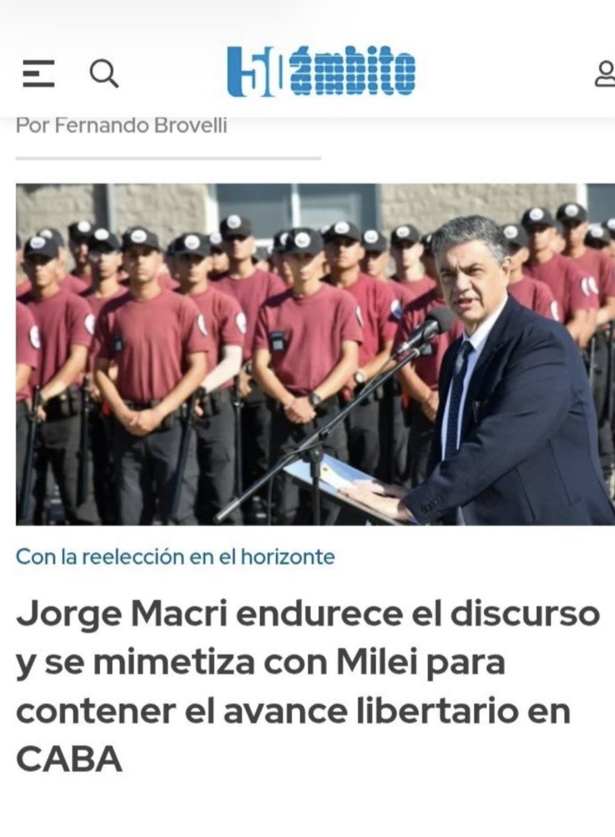 Estimado <a href="/jorgemacri/">Jorge Macri</a> las palabras ya no van, queremos hechos: 
Baja gasto inútil e impuestos!!!!