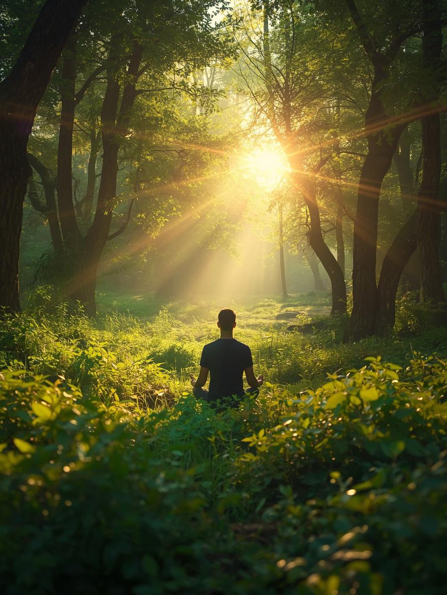 Luckycat3191's tweet image. Feeling panicked and restless? Deep breathing and meditation help calm you down.
#meditate #calmvibes