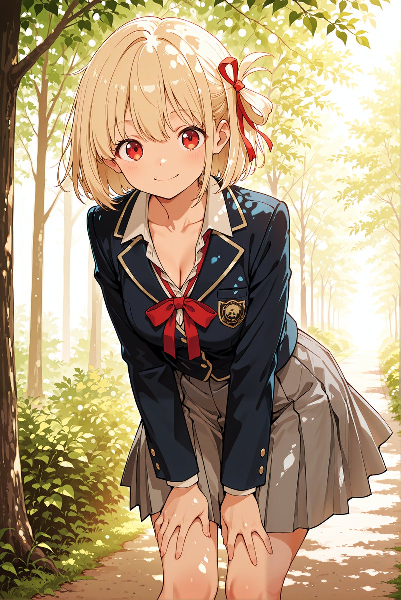 17時ごろのちさとさん #AIイラスト