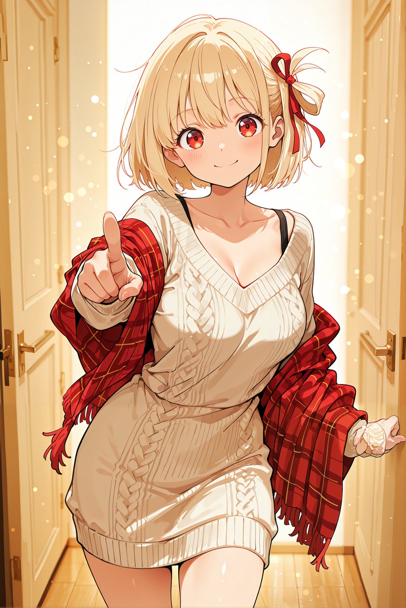 17時ごろのちさとさん #AIイラスト