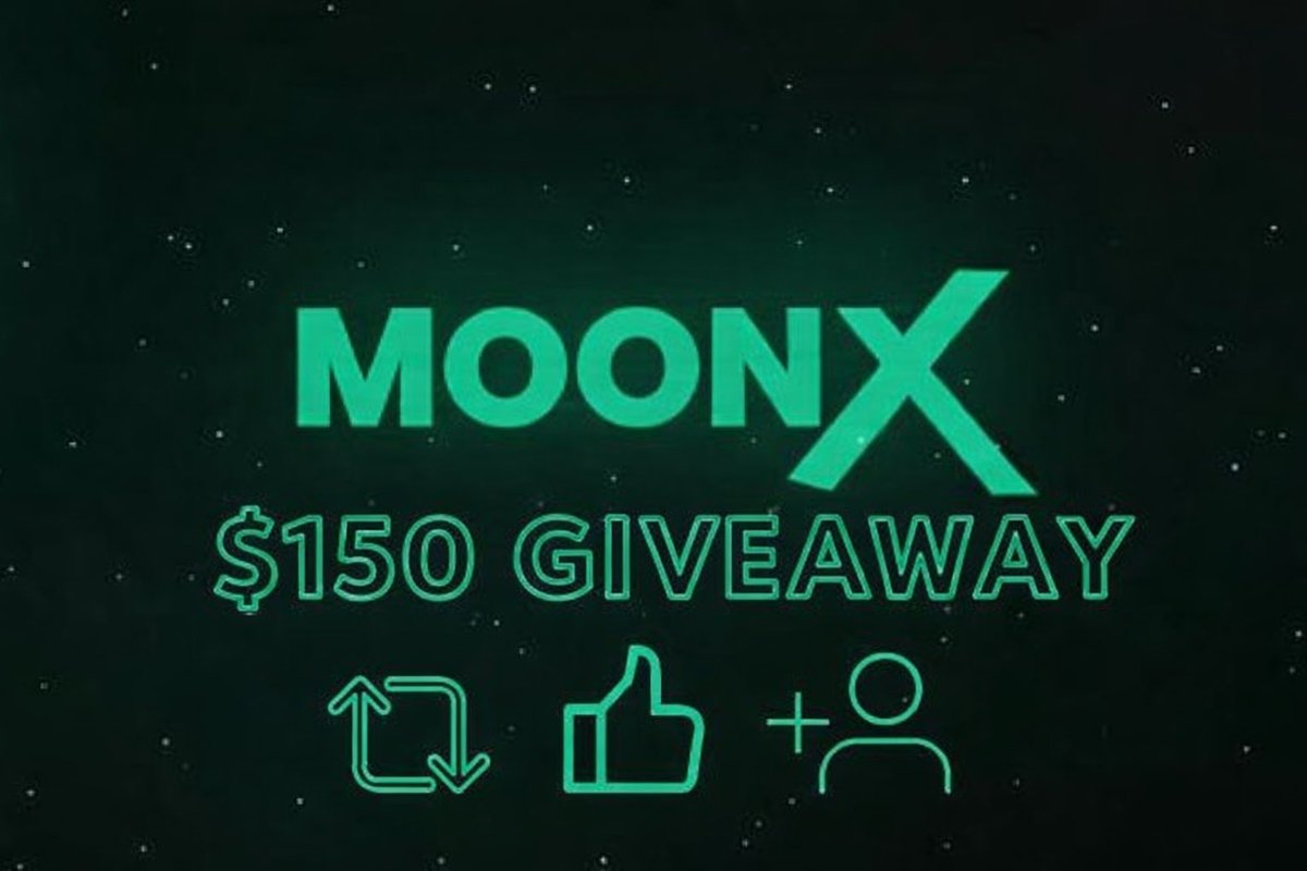 150 Giveaway ~ Ends in 48 Hrs 🫂🥺

🔹RT &amp; Follow <a href="/MoonX_io/">MoonX</a>