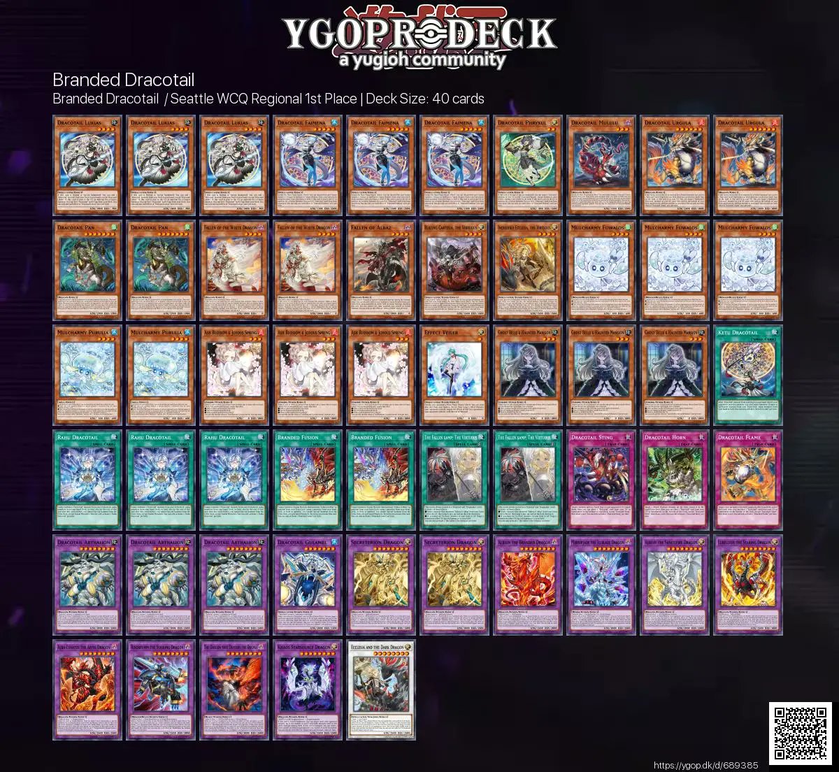 烙印ドラゴンテイル デッキ Reached Master 1] Introducing the Branded Dragon Tail Deck, which