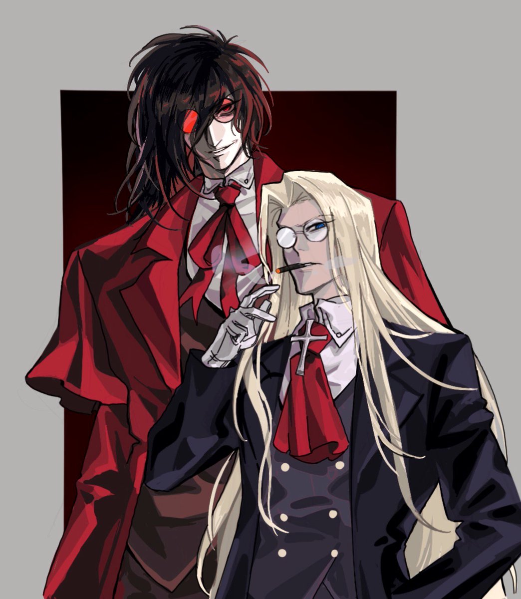 DA_ChangYongxin's tweet photo. 看完了于是到处发发    #HELLSING https://t.co/Y0Uaund8I6