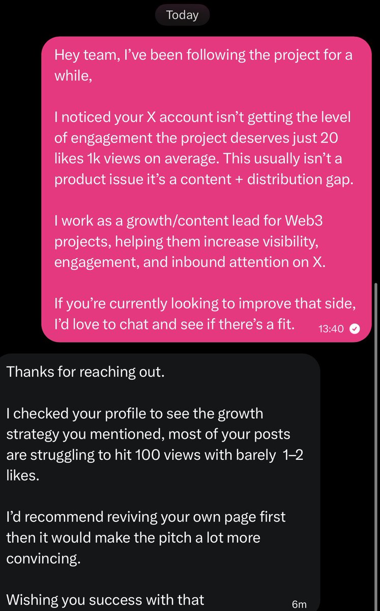 Deynu_xx's tweet image. Send that cold DM to projects today 

The worst reply you can get is NO

Whereas👇👇