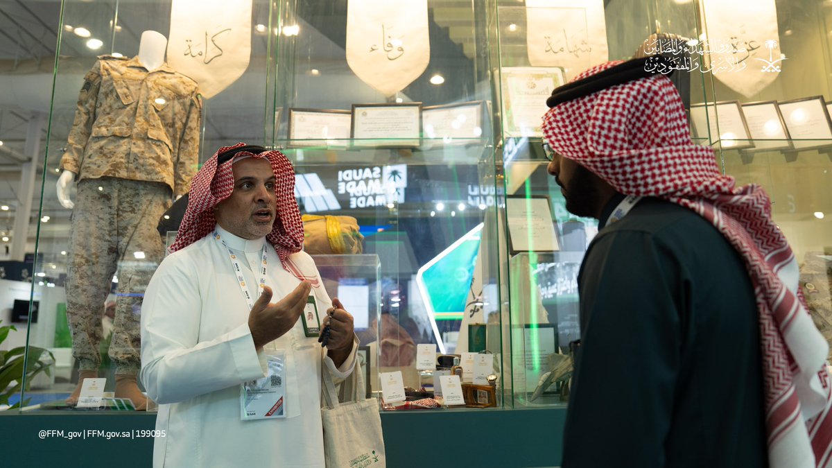 FFM_gov's tweet image. انطلقت مشاركتنا في #معرض_الدفاع_العالمي_2026 ، نرحّب بكم في جناح صندوق الشهداء والمصابين والأسرى والمفقودين، للتعرف على دورنا وبرامجنا، وقصص أبطال الوطن.